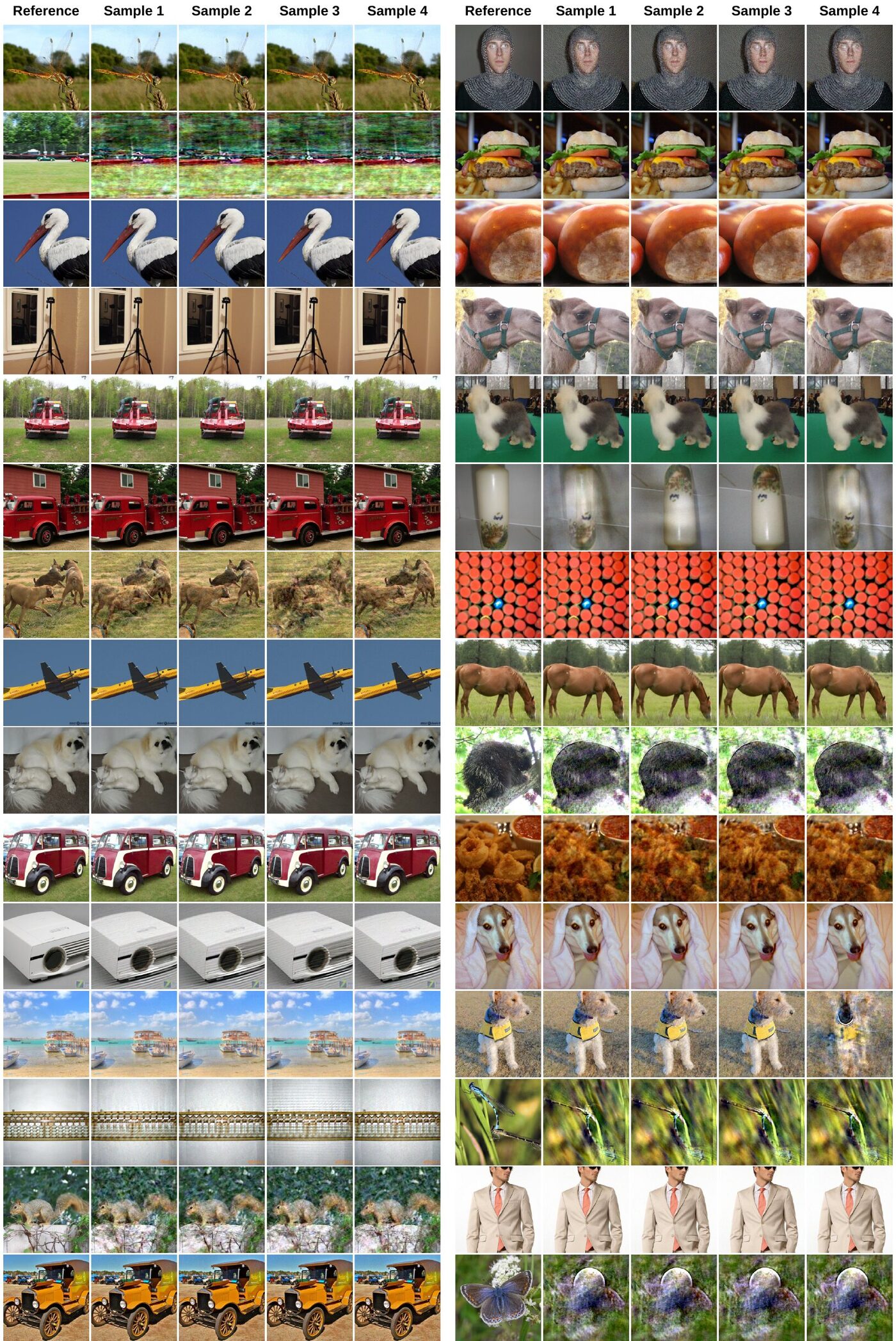 PC-DAPS samples for phase retrieval on ImageNet, shown without manual selection.